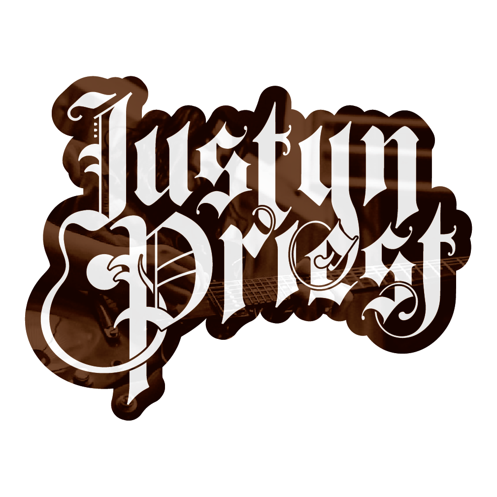 Justyn Priests logo designed by Gordon Smith